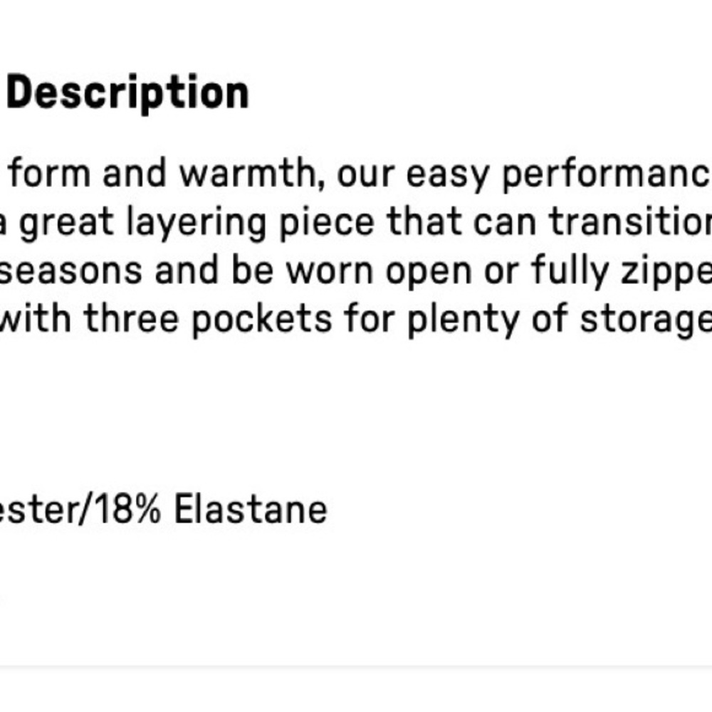 Fabletics Trinity Performance Jacket black XS. - Picture 6 of 7